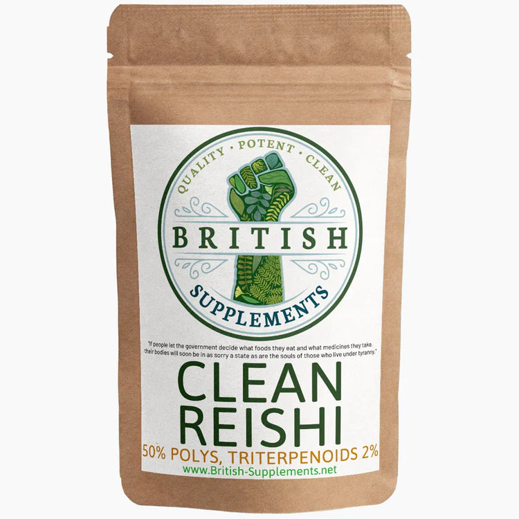 Reishi Extract Polysaccharides 50%, Triterpenoids 2% Clean Genuine Potent