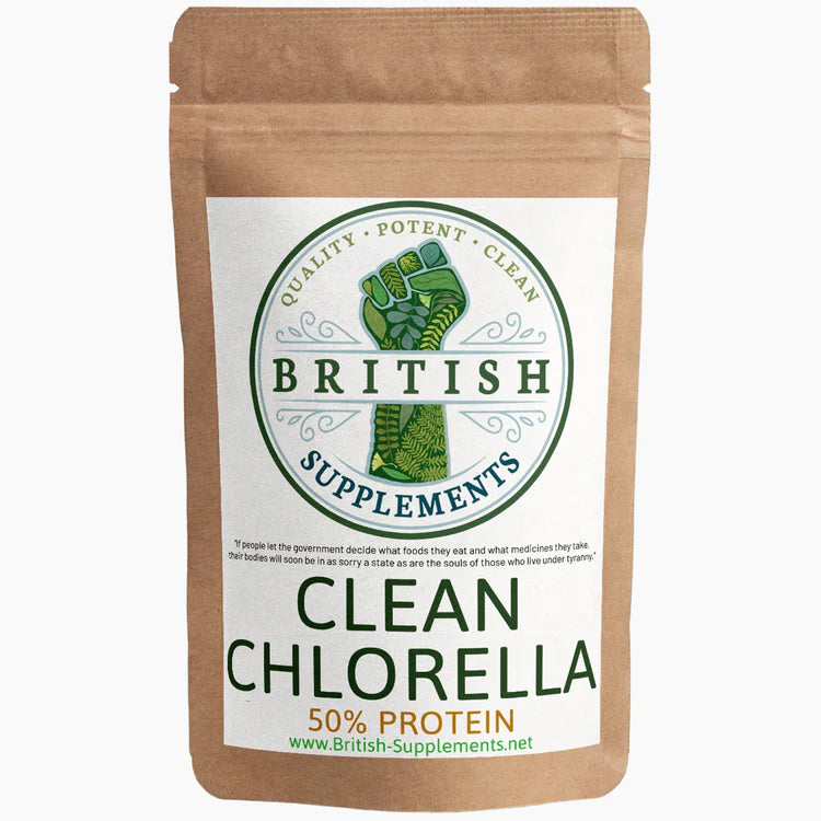 Clean Genuine Chlorella Caps 568mg (50% Protein)