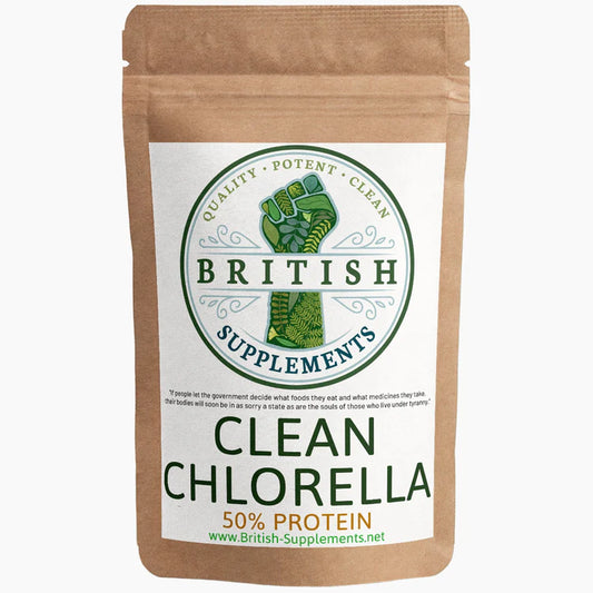 Clean Genuine Chlorella Caps 568mg (50% Protein)