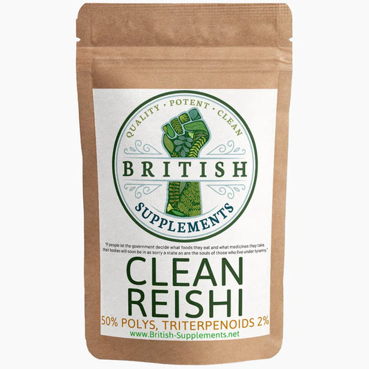Reishi Extract Polysaccharides 50%, Triterpenoids 2% Clean Genuine Potent